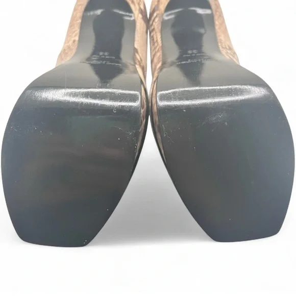 YSL Python Skin Platform Stiletto Heels EU 38 US 8 - Picture 9 of 11